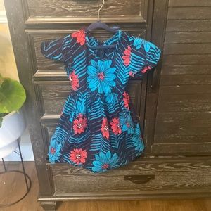 Girls size small floral print dress